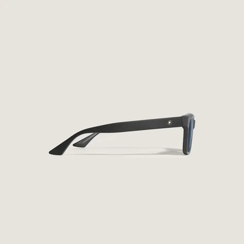 Lunettes de Soleil Carrées avec Monture en Acétate - Acétate - MB135575 - Solaires - MONTBLANC - Modalova