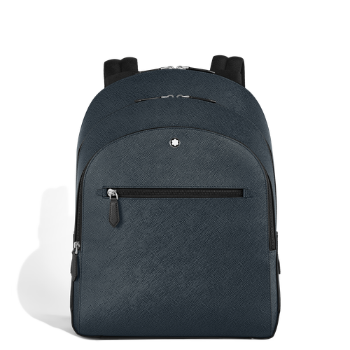 Sac à Dos Moyen Modèle avec 3 Compartiments en Cuir Sartorial - Cuir - MB222115 - Sacs À Dos - MONTBLANC - Modalova