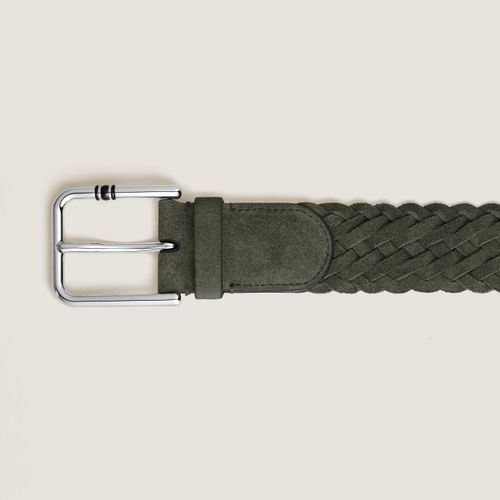 Ceinture 35 mm en Daim avec Boucle Carrée Meisterstück L - MB222261 - Ceintures - MONTBLANC - Modalova
