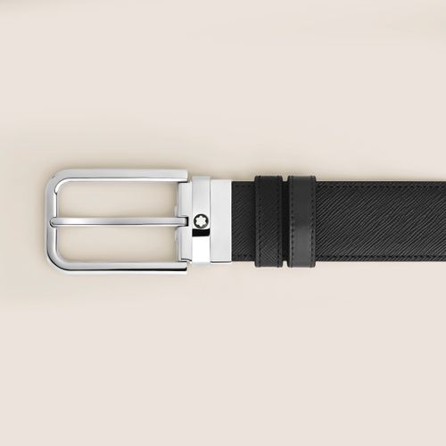 Ceinture Réversible 35 mm à boucle Rectangulaire en Cuir Sartorial - Cuir - MB223411 - Ceintures - MONTBLANC - Modalova