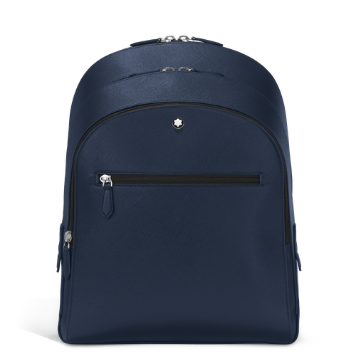 Sac à Dos Moyen Modèle avec 3 Compartiments en Cuir Sartorial - MB131716 - Sacs À Dos - MONTBLANC - Modalova