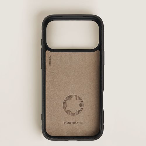Étui Rigide pour iPhone 18 Pro Max avec 2cc en Cuir Extreme - Cuir - MB223285 - Pochettes Et Étuis Pour Téléphone - MONTBLANC - Modalova