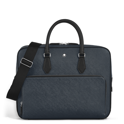 Porte-Documents Moyen Modèle avec Poche en Cuir Sartorial - Cuir - MB220332 - Porte-Documents - MONTBLANC - Modalova