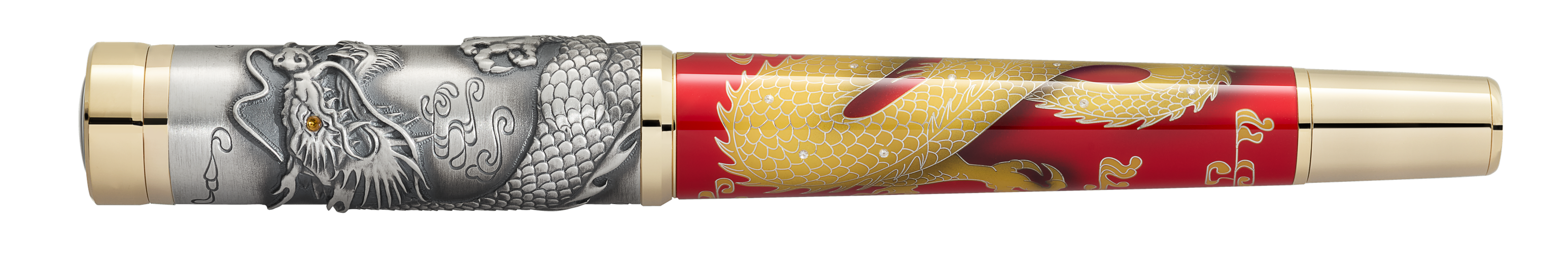 Stylo-Plume A Journey Among Dragons The Imperial Dragon Édition Limitée 88 - Argent massif de titre 925/1000 - MB131432 - Stylos Plume - MONTBLANC - Modalova