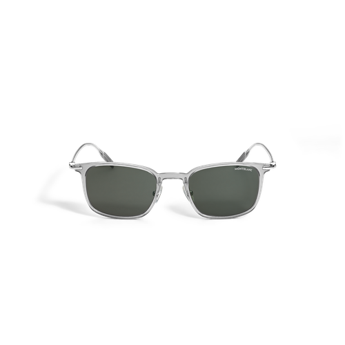 Lunettes de Soleil Rectangulaires avec Monture Injectée - Métal et injecté - MB139347 - Solaires - MONTBLANC - Modalova