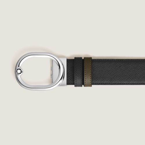 Ceinture Réversible L’Ovale 35 mm en Cuir Sartorial - MB222237 - Ceintures - MONTBLANC - Modalova