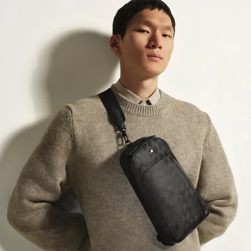 Sac On-Body Moyen Modèle Companion - Cuir - MB222999 - Sacs À Bandoulière - MONTBLANC - Modalova