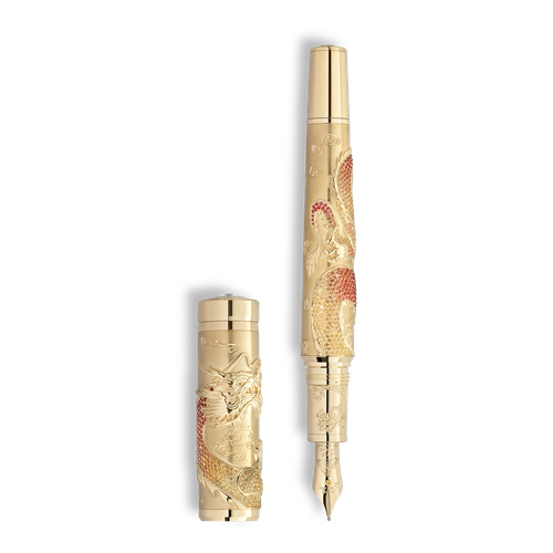 Stylo-Plume A Journey Among Dragons The Imperial Dragon Édition Limitée 8 - Or au 750/1000 - MB131434 - Stylos Plume - MONTBLANC - Modalova