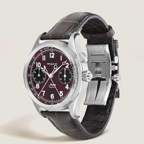 Split Second Chronograph Limited Edition - 100 pièces - Acier - Or gris - MB134029 - Montre - MONTBLANC - Modalova
