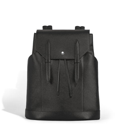 Sac à Dos Moyen Modèle en Cuir Sartorial - Cuir - MB220421 - Sacs À Dos - MONTBLANC - Modalova