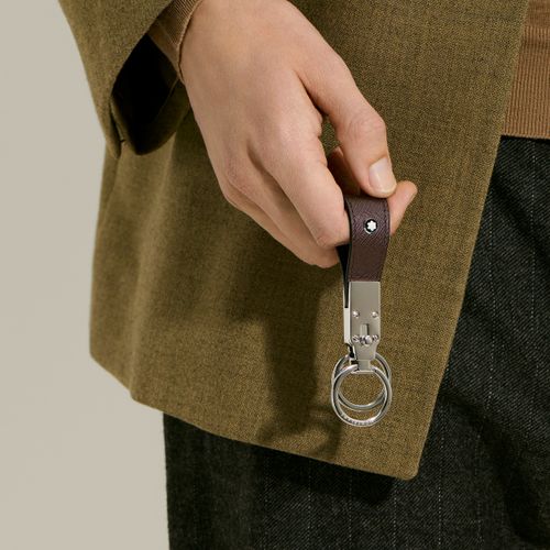 Porte-Clés en Cuir Sartorial - Cuir - MB223073 - Étuis Porte-Clés Et Porte-Clés - MONTBLANC - Modalova
