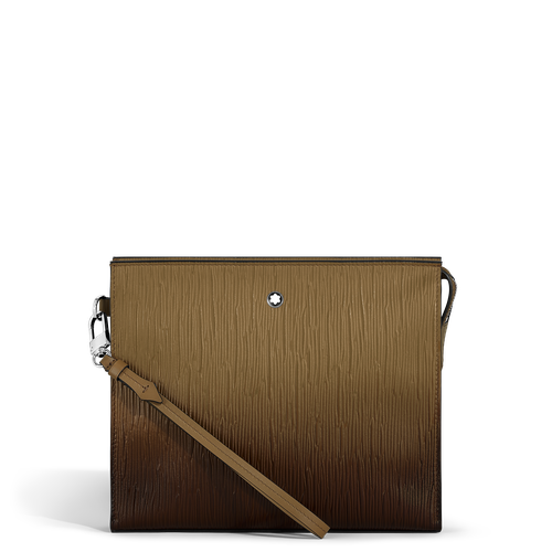 Pochette en Cuir Corteccia Sfumato - Cuir - MB220270 - Sacs Pochette - MONTBLANC - Modalova