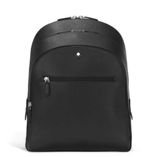 Sac à Dos Moyen Modèle avec 3 Compartiments en Cuir Sartorial - Cuir - MB130275 - Sacs À Dos - MONTBLANC - Modalova
