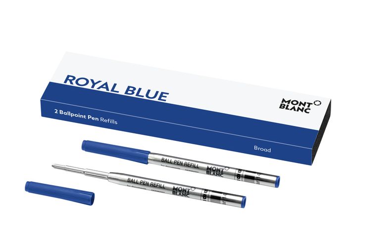 X Recharges pour Stylo Bille, Royal Blue - MB128215 - Recharges Pour Stylo Bille - MONTBLANC - Modalova