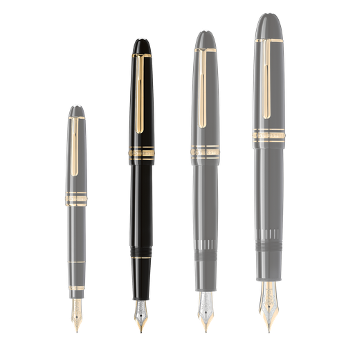 Stylo-Plume Meisterstück Classique avec métal doré - Résine précieuse - MB132464 - Stylos Plume - MONTBLANC - Modalova