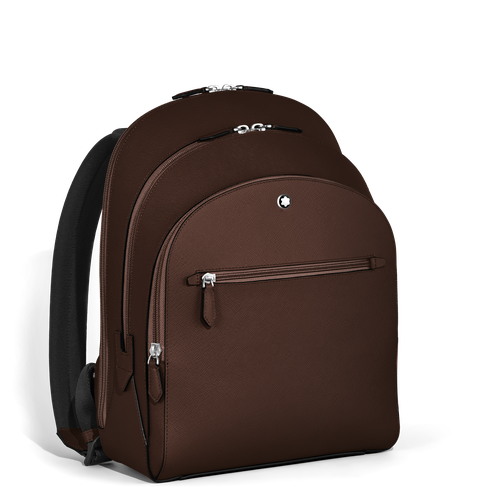 Sac à Dos Moyen Modèle avec 3 Compartiments en Cuir Sartorial - Cuir - MB222929 - Sacs À Dos - MONTBLANC - Modalova