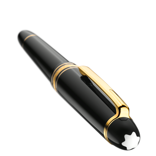 Stylo-Plume Meisterstück Classique avec métal doré - Résine précieuse - MB132578 - Stylos Plume - MONTBLANC - Modalova