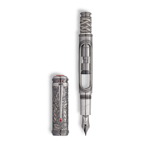 Stylo-Plume Writers Edition Homage to Bram Stoker Édition Limitée 93 - Corps en or blanc 750/1000 - MB133424 - Stylos Plume - MONTBLANC - Modalova