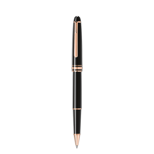 Rollerball Meisterstück Classique avec métal doré Rose - Résine précieuse - MB132487 - Rollerballs - MONTBLANC - Modalova