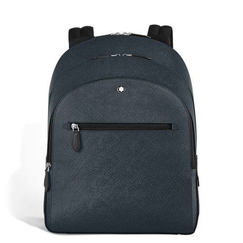 Sac à Dos Moyen Modèle avec 3 Compartiments en Cuir Sartorial - Cuir - MB222115 - Sacs À Dos - MONTBLANC - Modalova
