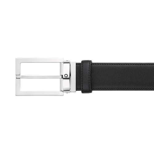 Ceinture Rectangulaire 35 mm en Cuir - Cuir - MB114435 - Ceintures - MONTBLANC - Modalova