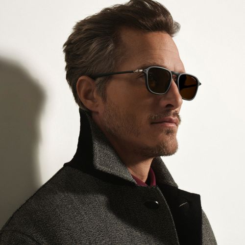Lunettes de Soleil Carrées à Monture en Acétate - Acétate - MB139344 - Solaires - MONTBLANC - Modalova