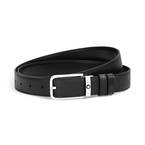 Ceinture Réversible 30 mm à boucle Rectangulaire en Cuir Sartorial - Cuir - MB223409 - Ceintures - MONTBLANC - Modalova