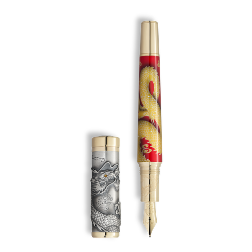 Stylo-Plume A Journey Among Dragons The Imperial Dragon Édition Limitée 88 - Argent massif de titre 925/1000 - MB131432 - Stylos Plume - MONTBLANC - Modalova