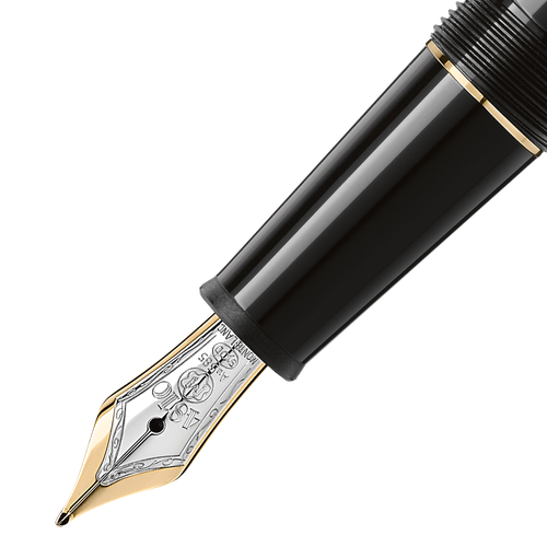 Stylo-Plume Meisterstück Classique avec métal doré - Résine précieuse - MB132462 - Stylos Plume - MONTBLANC - Modalova