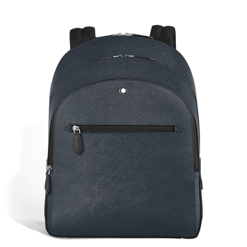 Sac à Dos Moyen Modèle avec 3 Compartiments en Cuir Sartorial - Cuir - MB222115 - Sacs À Dos - MONTBLANC - Modalova