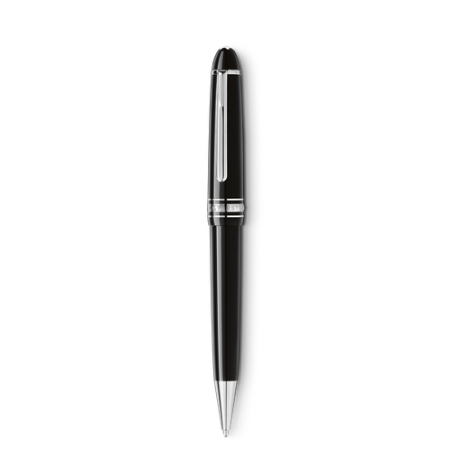 Stylo-Bille Meisterstück Midsize avec métal platiné - Résine précieuse - MB132491 - Stylos Bille - MONTBLANC - Modalova