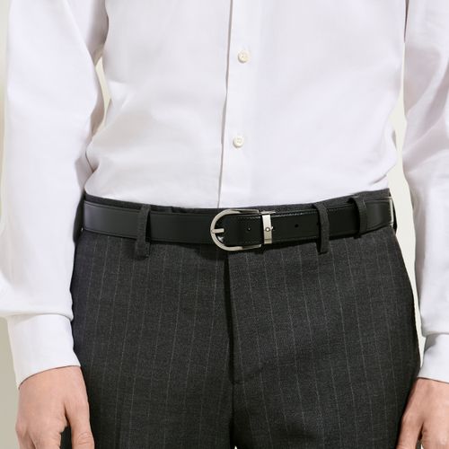 Ceinture Réversible Fer à Cheval 30 mm en Cuir Meisterstück - MB222371 - Ceintures - MONTBLANC - Modalova
