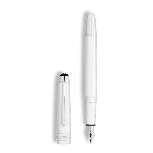 Stylo Plume Meisterstück White Classique (F) - Résine précieuse - MB137116 - Stylos Plume - MONTBLANC - Modalova
