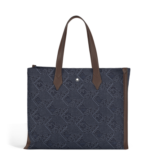 Cabas en Tissu Denim 4810 - Tissu et cuir - MB221588 - Cabas - MONTBLANC - Modalova