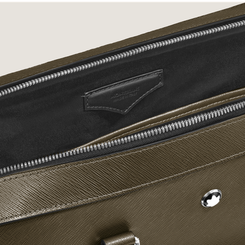 Porte-Documents Moyen Modèle avec Poche en Cuir Sartorial - Cuir - MB221546 - Porte-Documents - MONTBLANC - Modalova