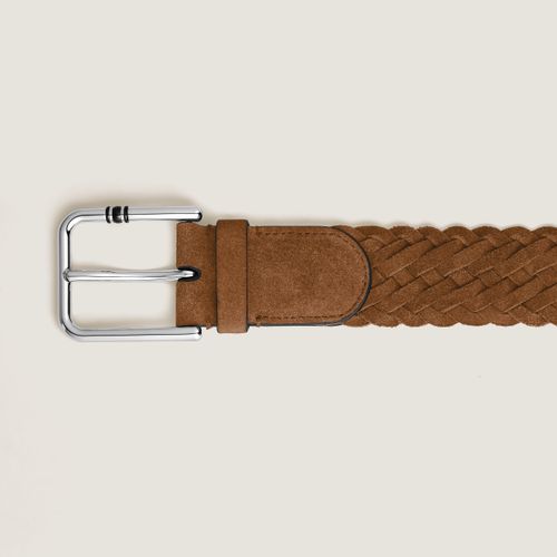 Ceinture 35 mm en Daim avec Boucle Carrée Meisterstück S - MB222241 - Ceintures - MONTBLANC - Modalova