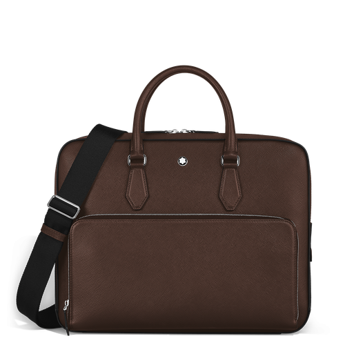 Porte-Documents Moyen Modèle avec Poche en Cuir Sartorial - Cuir - MB222925 - Porte-Documents - MONTBLANC - Modalova