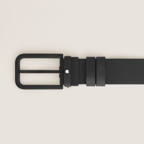 Ceinture Réversible 35 mm en Cuir Extreme avec Boucle Rectangulaire - Cuir - MB223425 - Ceintures - MONTBLANC - Modalova