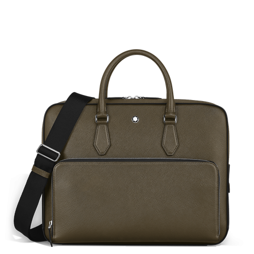 Porte-Documents Moyen Modèle avec Poche en Cuir Sartorial - Cuir - MB221546 - Porte-Documents - MONTBLANC - Modalova