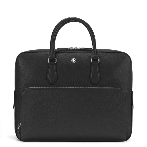 Porte-Documents Moyen Modèle avec Poche en Cuir Sartorial - Cuir - MB130271 - Porte-Documents - MONTBLANC - Modalova
