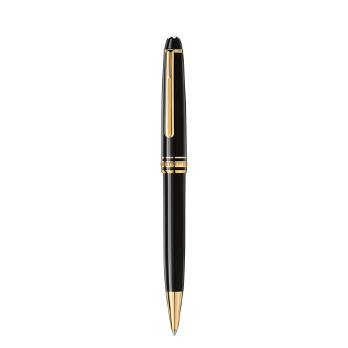 Stylo-Bille Meisterstück Classique avec métal doré - Résine précieuse - MB132453 - Stylos Bille - MONTBLANC - Modalova