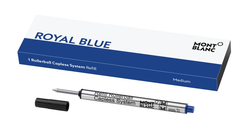 X Recharge pour Rollerball Sans Capuchon, Royal Blue - MB128243 - Recharges Pour Rollerballs - MONTBLANC - Modalova