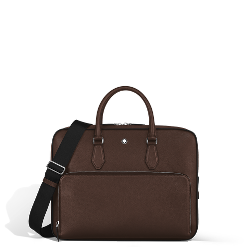 Porte-Documents Moyen Modèle avec Poche en Cuir Sartorial - Cuir - MB222925 - Porte-Documents - MONTBLANC - Modalova