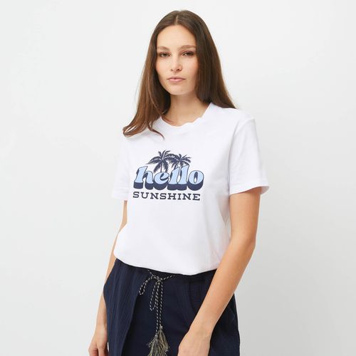 T-shirt imprimé en coton BIO - MONOPRIX FEMME - Modalova