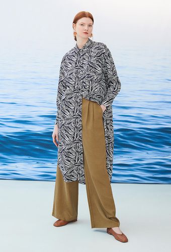 Robe chemise longue imprimée - MONOPRIX FEMME - Modalova