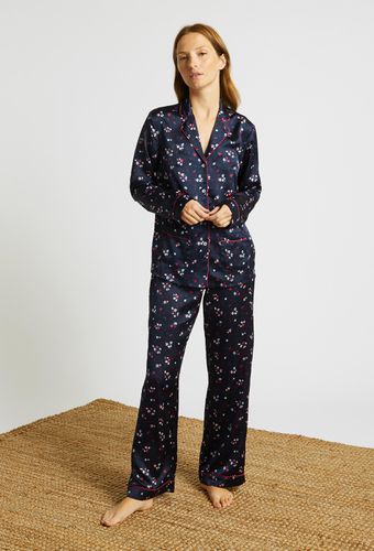 Pyjama col tailleur imprimé en satin, Oeko-Tex - MONOPRIX FEMME - Modalova