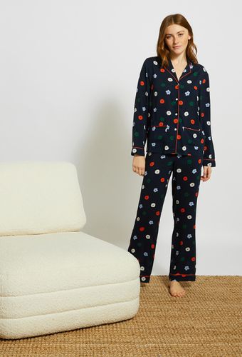 Pyjama col tailleur en viscose Ecovero - MONOPRIX FEMME - Modalova