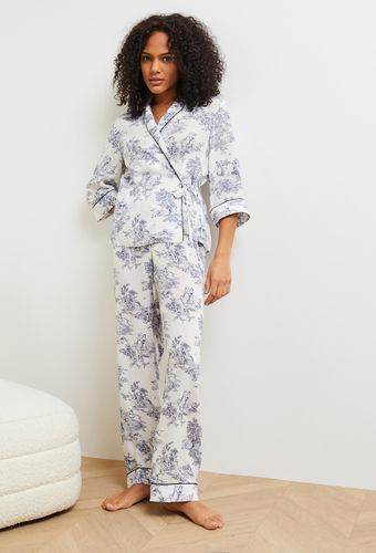 Pyjama cache-coeur imprimé, Ecovero - MONOPRIX FEMME - Modalova