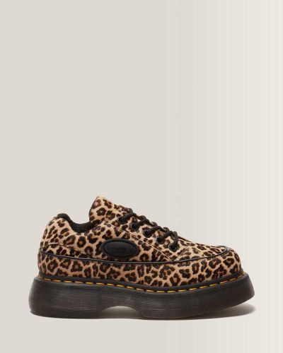Cuir Chaussures Buzz À Imprimé Léopard Et À 5 Œillets en , Taille: 38 - Dr. martens - Modalova
