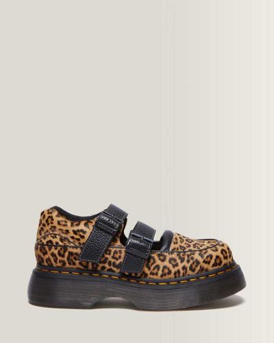 Cuir Babies Buzz À Imprimé Léopard Chaussures en , Taille: 37 - Dr. martens - Modalova